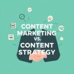 Difference between content marketing and content strategy